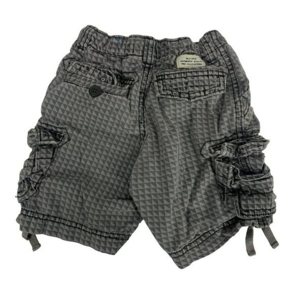 Place Toddler Boys Geometric Cargo Shorts Size 24 Months Adjustable Waistband - Picture 3 of 3